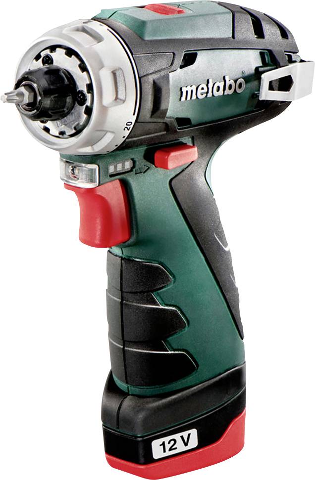 Wiertarko-wkrętarka akumulatorowa Metabo POWERMAXX BS BASIC 600984500 12 V 2.0 Ah zaw. 2 akumulatory, zaw. ładowarkę, za - obrazek 1
