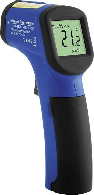 TFA Dostmann ScanTemp 330 Pirometr Kalibracja (ISO) Optyka 12:1 -50 - +330 °C - obrazek 1