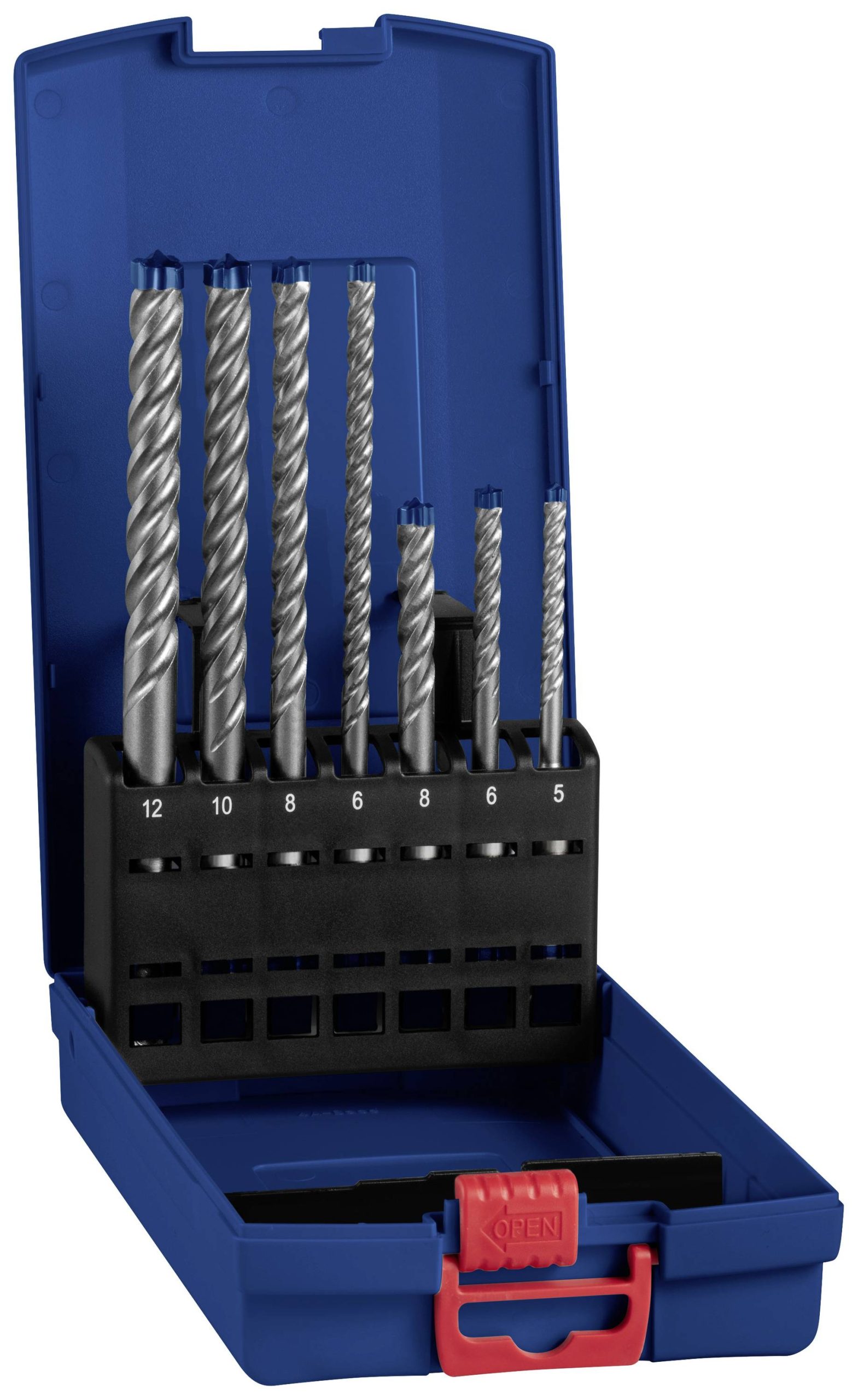 Wiertło udarowe Bosch Accessories EXPERT SDS plus-7X 2608900195 5 mm, 8 mm, 6 mm, 8 mm, 10 mm, 12 mm 7 szt. - obrazek 1