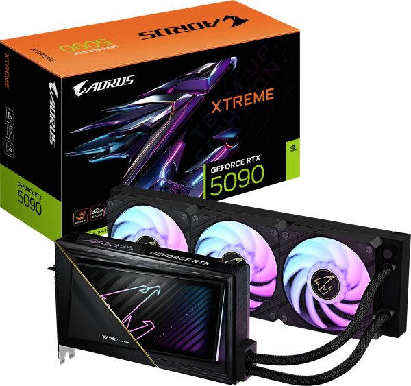 Gigabyte Karta graficzna Nvidia GeForce RTX 5090 AORUS XTREME 32 GB GDDR7 RAM HDMI, DisplayPort Oświetlenie RGB , Chłodz