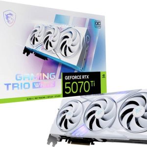 MSI Karta graficzna Nvidia GeForce RTX 5070 Ti Gaming Trio OC White 16 GB GDDR7 RAM PCIe x16 HDMI, DisplayPort NVIDIA G- MSI Karta graficzna Nvidia GeForce RTX 5070 Ti Gaming Trio OC White 16 GB GDDR7 RAM PCIe x16 HDMI, DisplayPort NVIDIA G-