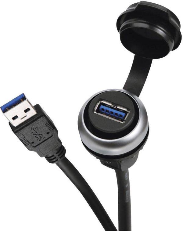 Złącze USB 3.0 Lütze 490113.0030, 30.00 cm, 1 szt.