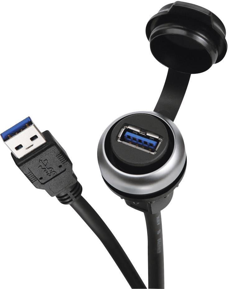 Złącze USB 3.0 Lütze 490113.0030, 30.00 cm, 1 szt. - obrazek 1