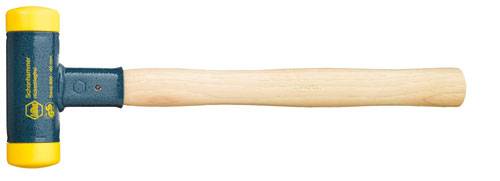 Młotek gumowy (miękki) Wiha Schonhammer 30mm rueckschlagfrei plus6 02093 średnio twardy, bezodrzutowy 436 350 mm 1 szt. - obrazek 1
