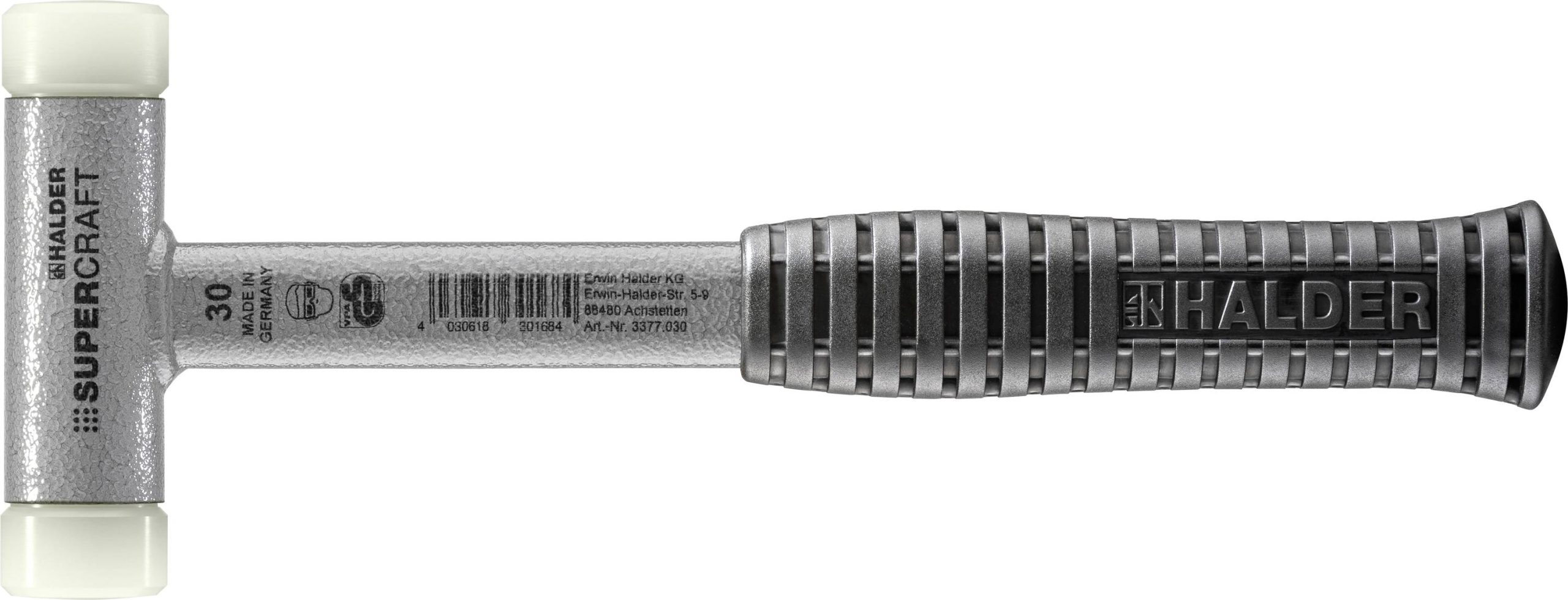 Młotek gumowy (miękki) Halder SUPERCRAFT 3377.030 egronomiczny uchwyt, twardy 585 g 295 mm 1 szt. - obrazek 1