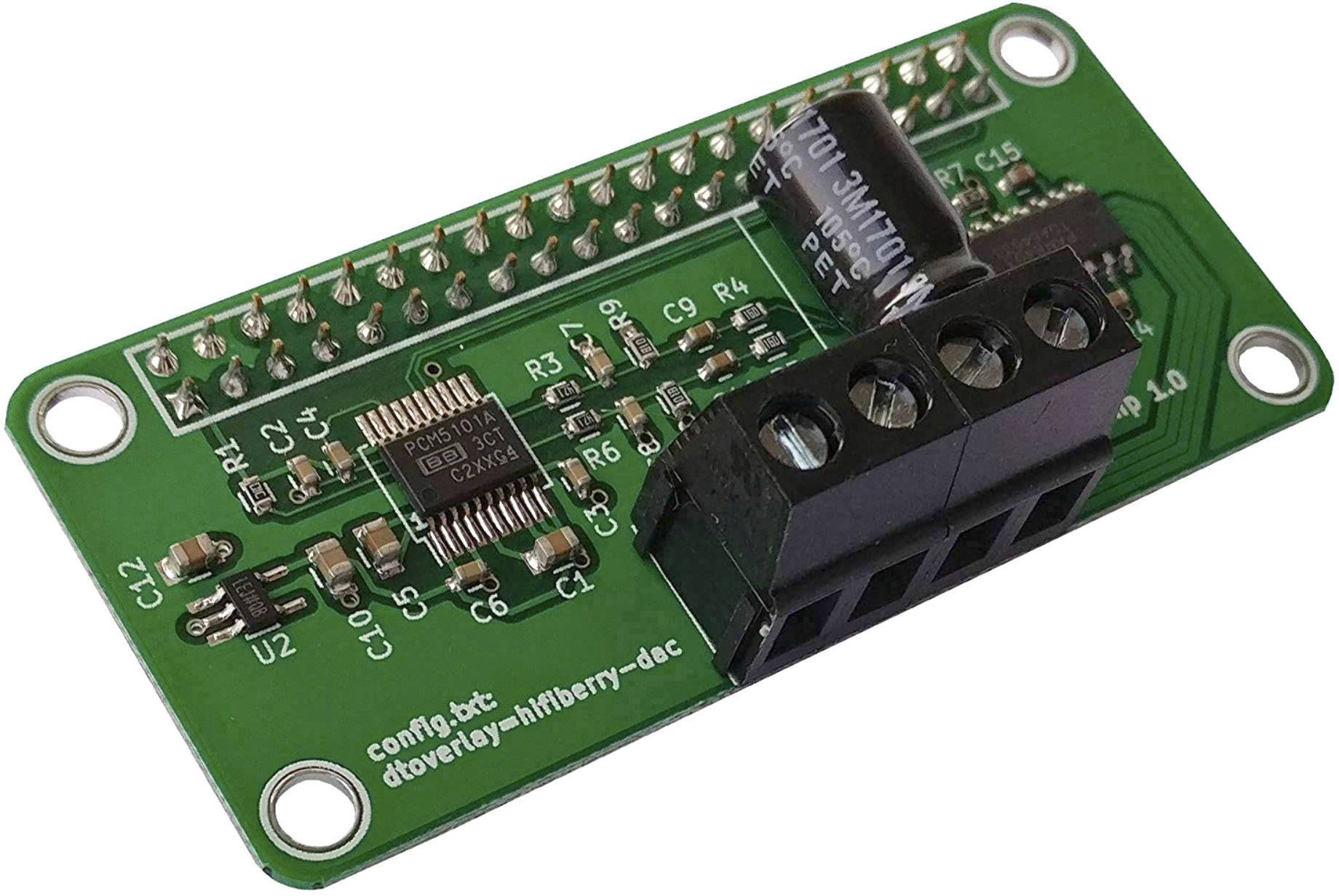 HiFiBerry Mini AMP Karta dźwiękowa HiFi-Berry Pasuje do: Raspberry Pi® Zero - obrazek 1