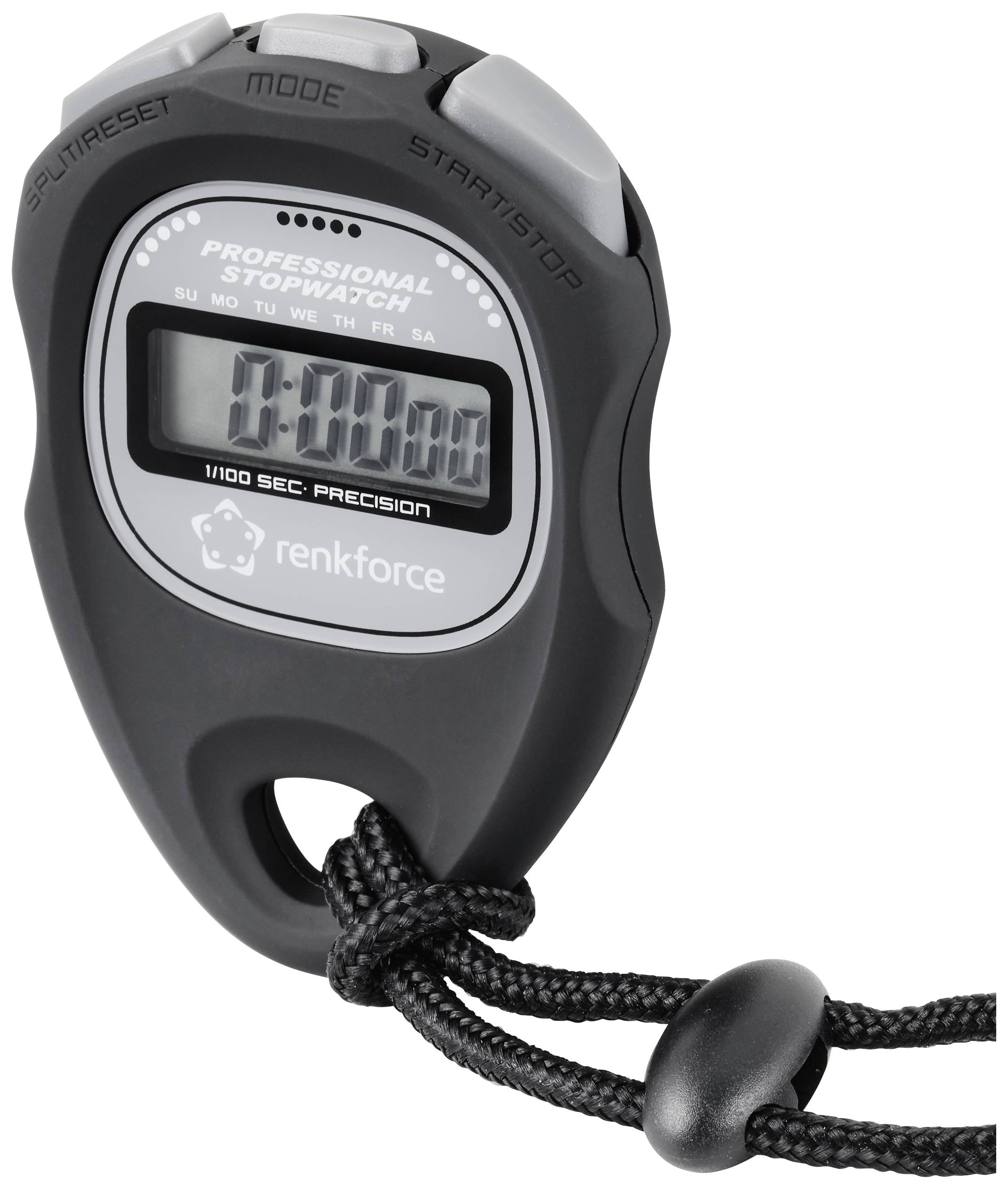 Stoper cyfrowy Renkforce WT-034 czarny - obrazek 1