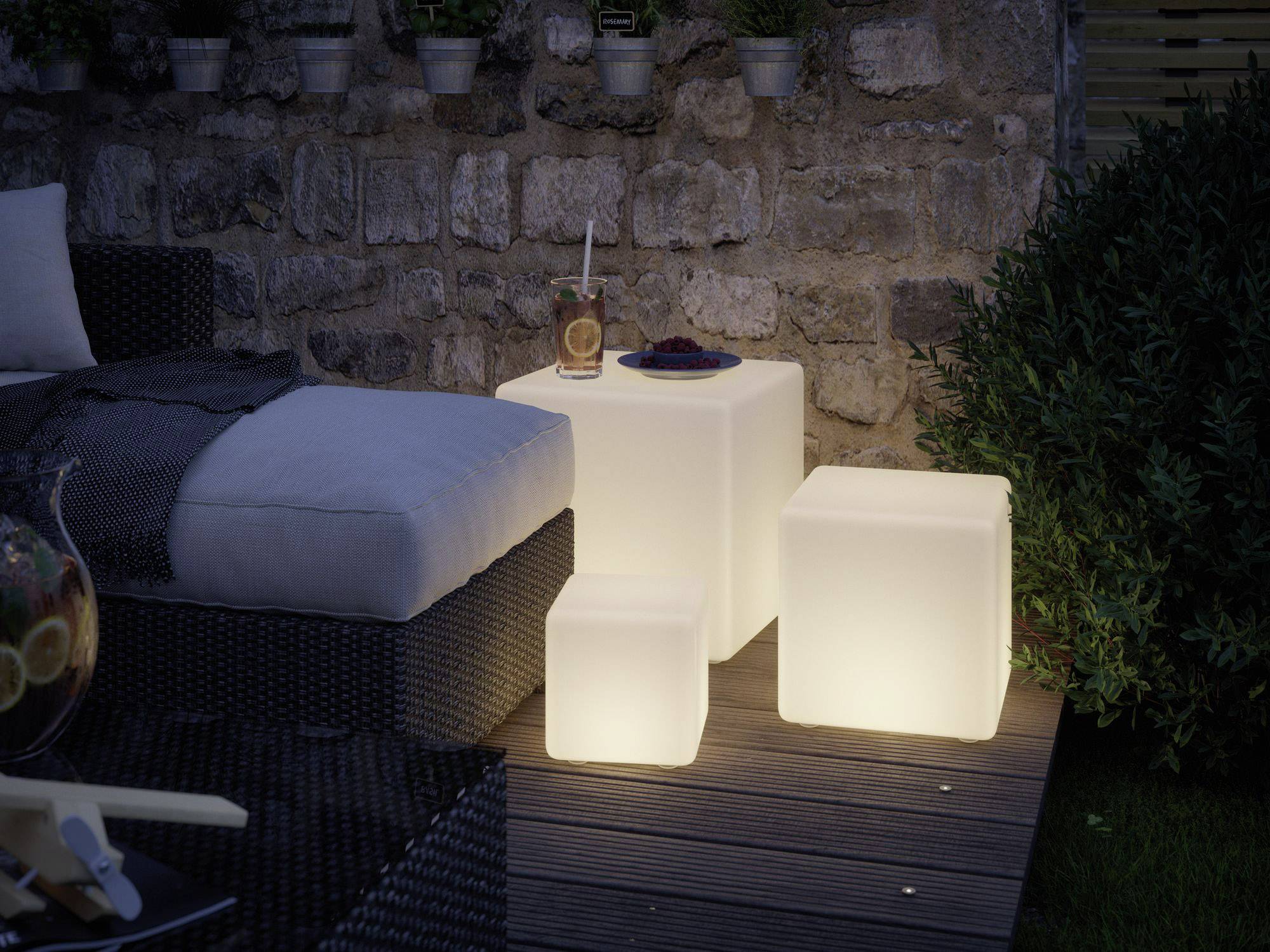 Lampa dekoracyjna LED Paulmann Cube 94181 System oświetlenia Plug&Shine 6.5 W 410 lm - obrazek 1