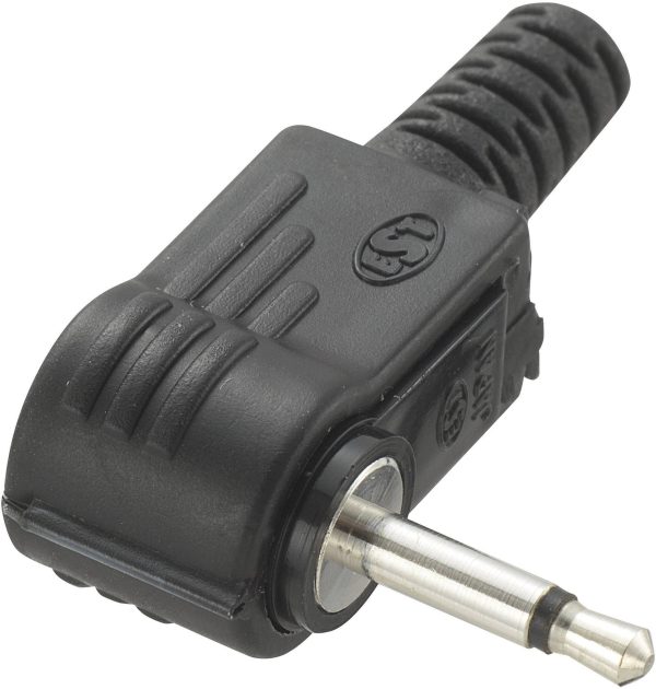 TRU COMPONENTS 718989 Złącze męskie jack 2,5 mm, niklowany, 1 szt.