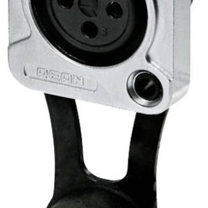 Rean AV RRX3F-Z-000-1 Złącze męskie XLR RRX3F-Z-000-1, brąz, 1 szt.