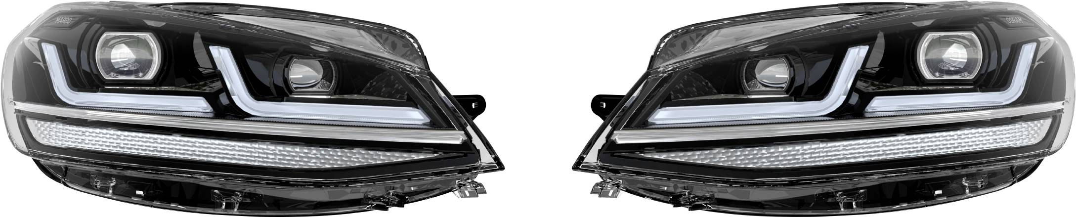 Osram Automotive LEDHL109-BK LHD LEDriving® Black Edition Reflektor przedni, Reflektor pomocniczy, Światła dzienne VW N/ - obrazek 1