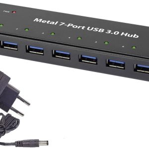 Hub USBRenkforce RF-3955359, 7 x USB-A