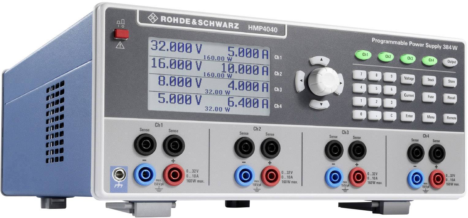 Zasilacz laboratoryjny regulowany Rohde & Schwarz HMP4040 32 V (max.) 10 A (max.) 384 W Kalibracja (DAkkS) - obrazek 1