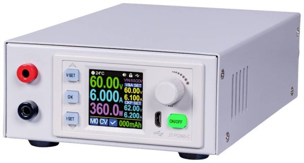 Zasilacz laboratoryjny regulowany Joy-it JT-PC360-C 0 – 60 V 0 – 6 A 360 W