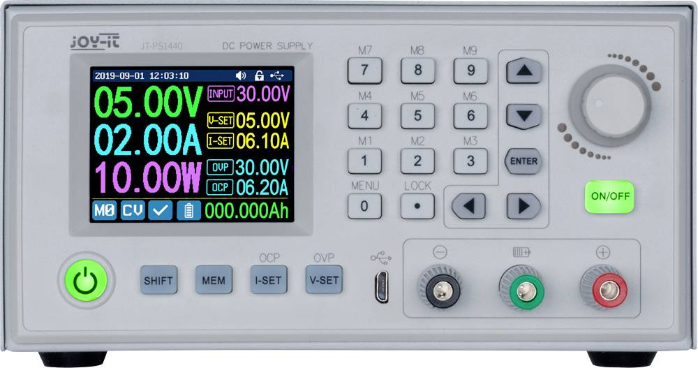 Zasilacz laboratoryjny regulowany Joy-it PS1440-C-PRO-RS485 0 - 60 V 0 - 24 A 1440 W - obrazek 1