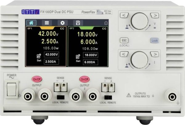 Zasilacz laboratoryjny regulowany Aim TTi FX100DP 0 – 42 V 1 mA – 6 A 210 W