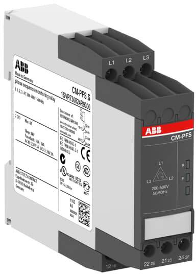 ABB CM-PFS.S Przekaźnik monitorujący Ilość wyjśc przekaźnikowych: 2