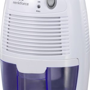 Osuszacz powietrza Renkforce HD-68W, 20 m², biały, niebieski Osuszacz powietrza Renkforce HD-68W, 20 m², biały, niebieski