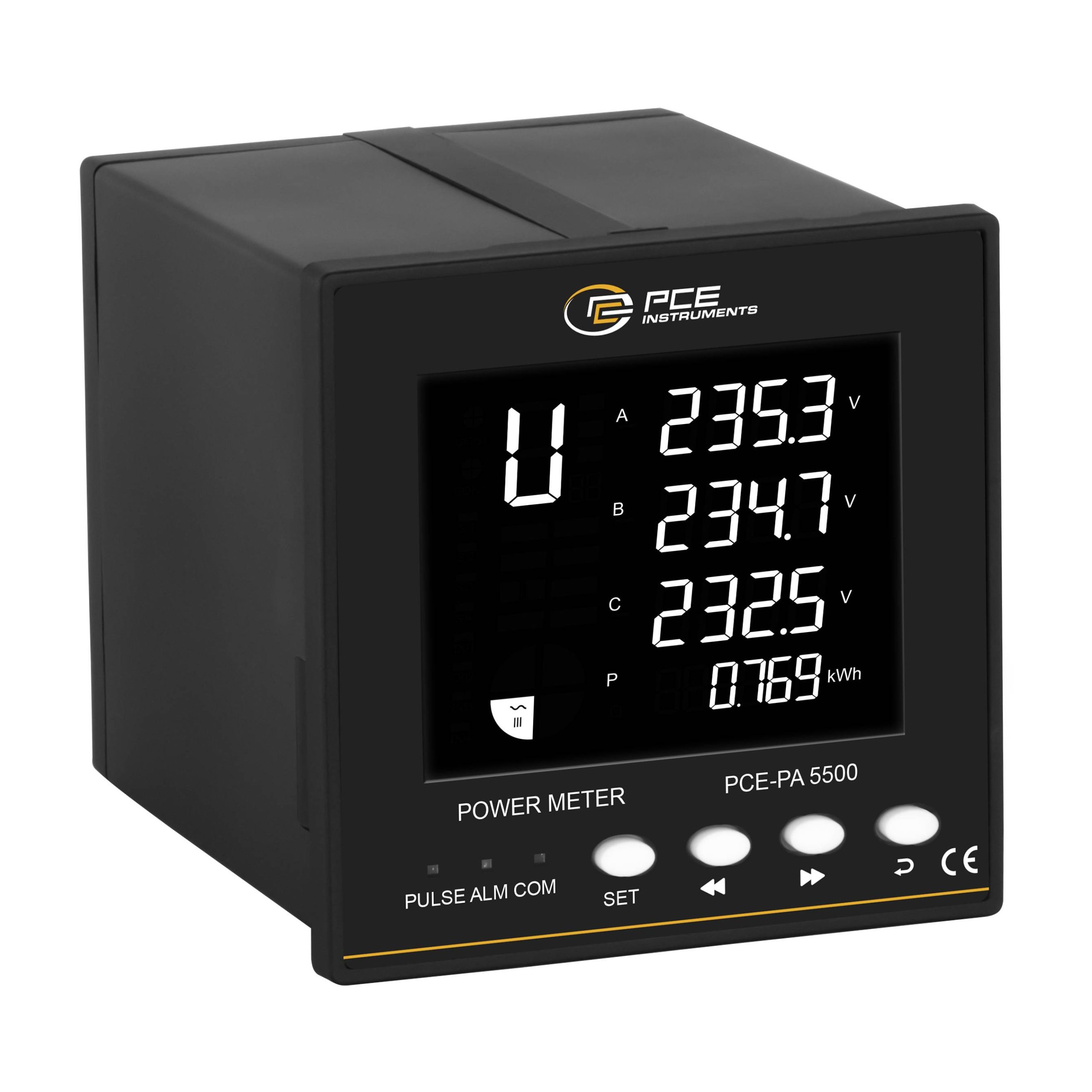 Analizator sieci PCE Instruments Power Analyzer PCE-PA 5500 Pomiary zużycia energii, Wyświetlacz graficzny - obrazek 1