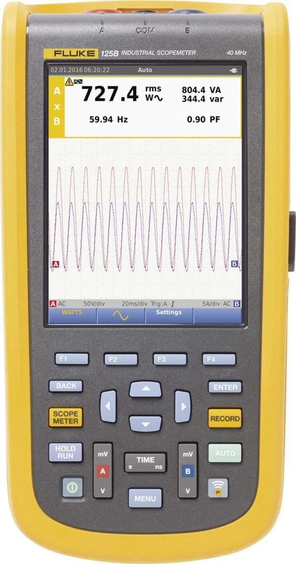 Oscyloskop ręczny Fluke 125B/EU 40 MHz 4 GSa/s