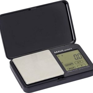 Maul Taschenwaage MAULpocket II, 500 g Waga kieszonkowa 1611590 Zakres pomiaru maks. 500 g bateryjne czarny