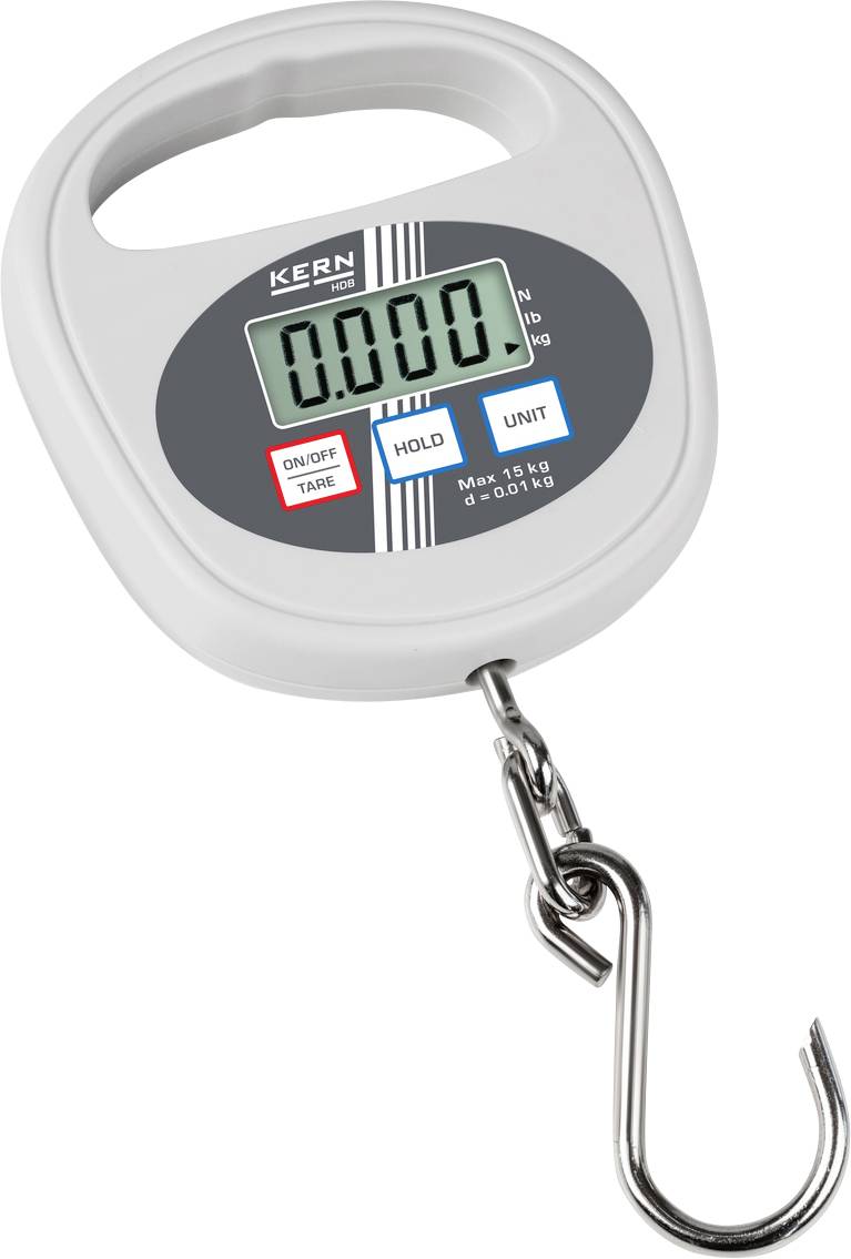 Kern HDB30K2XL Waga hakowa HDB 30K-2XL Zakres pomiaru maks. 30 kg Podziałka 20 g bateryjne wielobarwny - obrazek 1