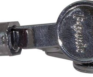 F-Tronic 7220086 Zamek drzwi do małego urządzenia Zamek drzwi aluminium srebrny 1 szt.