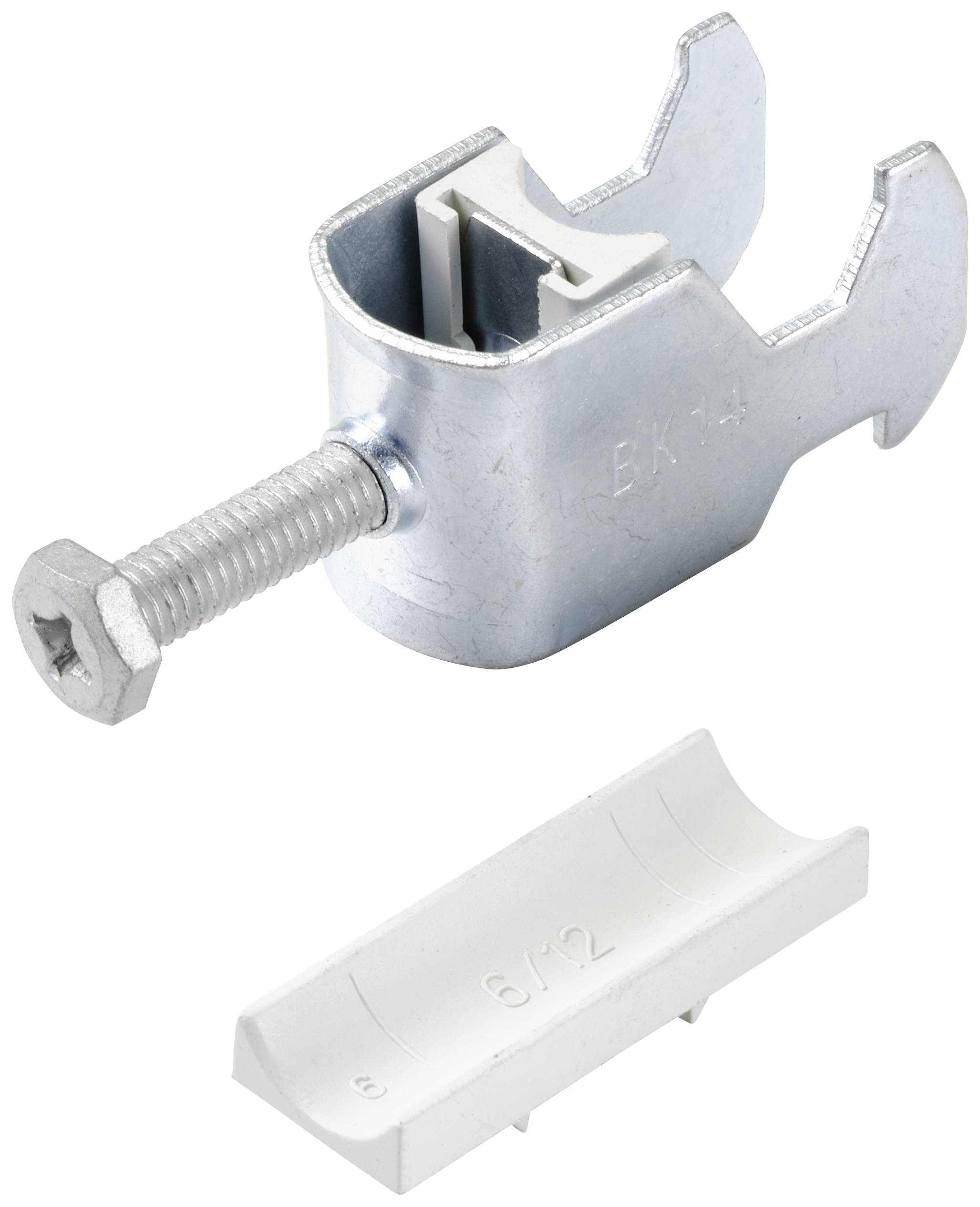 Sygonix SY-5067264 Zacisk kablowy z blachy stalowej Uchwyt przewodu stal 10 szt. - obrazek 1