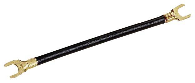 Hager K67F Mostek kablowy Hager K67F NYAF 6qmm, długość widelca 100mm, kolor: czarny Mostek kablowy 1 styk 6 mm² 1 szt. - obrazek 1