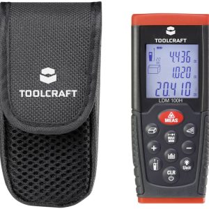 Dalmierz laserowy TOOLCRAFT LDM100H 1511649, 0.05 m – 100 m, klasa 2