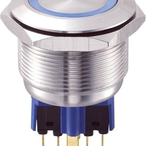 Przycisk wandaloodporny chwilowy TRU COMPONENTS GQ25-11E/B/12V, 1 x wł/(wł), IP65, 1 szt. Przycisk wandaloodporny chwilowy TRU COMPONENTS GQ25-11E/B/12V, 1 x wł/(wł), IP65, 1 szt.