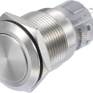 TRU COMPONENTS LAS1-AGQ-22/S Przełącznik wciskany 250 V/AC 3 A 2 x wł/(wł) chwilowy IP65 1 szt. TRU COMPONENTS LAS1-AGQ-22/S Przełącznik wciskany 250 V/AC 3 A 2 x wł/(wł) chwilowy IP65 1 szt.