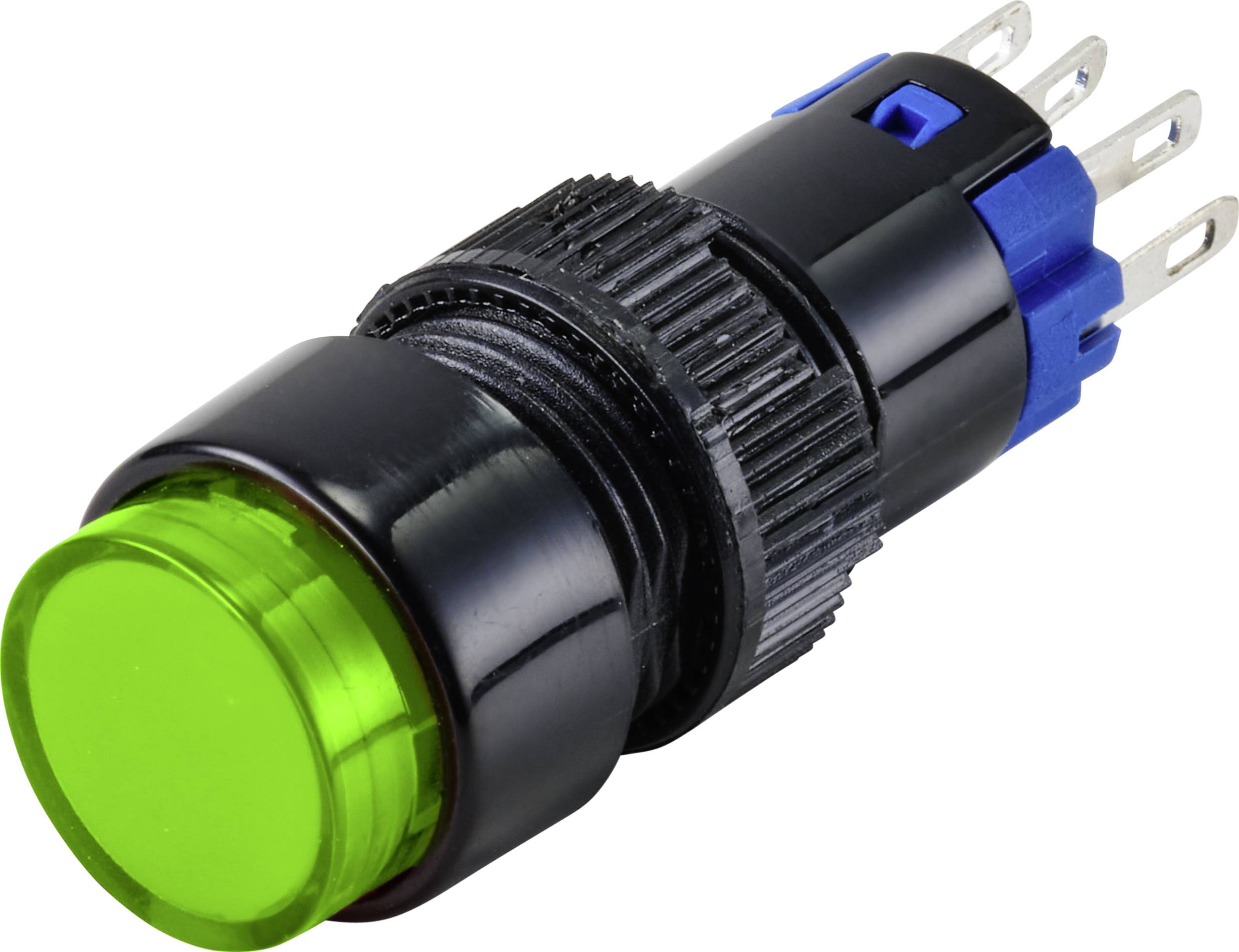 TRU COMPONENTS TC-9428076 Przełącznik wciskany LAS2Y-11Z/G/12V, 12 mm, 250 V, 3 A, 1 szt. - obrazek 1
