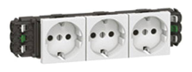 Legrand Gniazdo elektryczne Mosaic biały 077403 1 szt. - obrazek 1