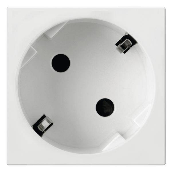 Legrand Gniazdo elektryczne Mosaic biały 077245 1 szt. - obrazek 1