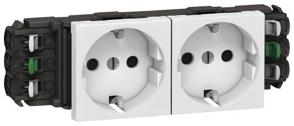 Legrand Gniazdo elektryczne Mosaic biały 077402 1 szt. - obrazek 1