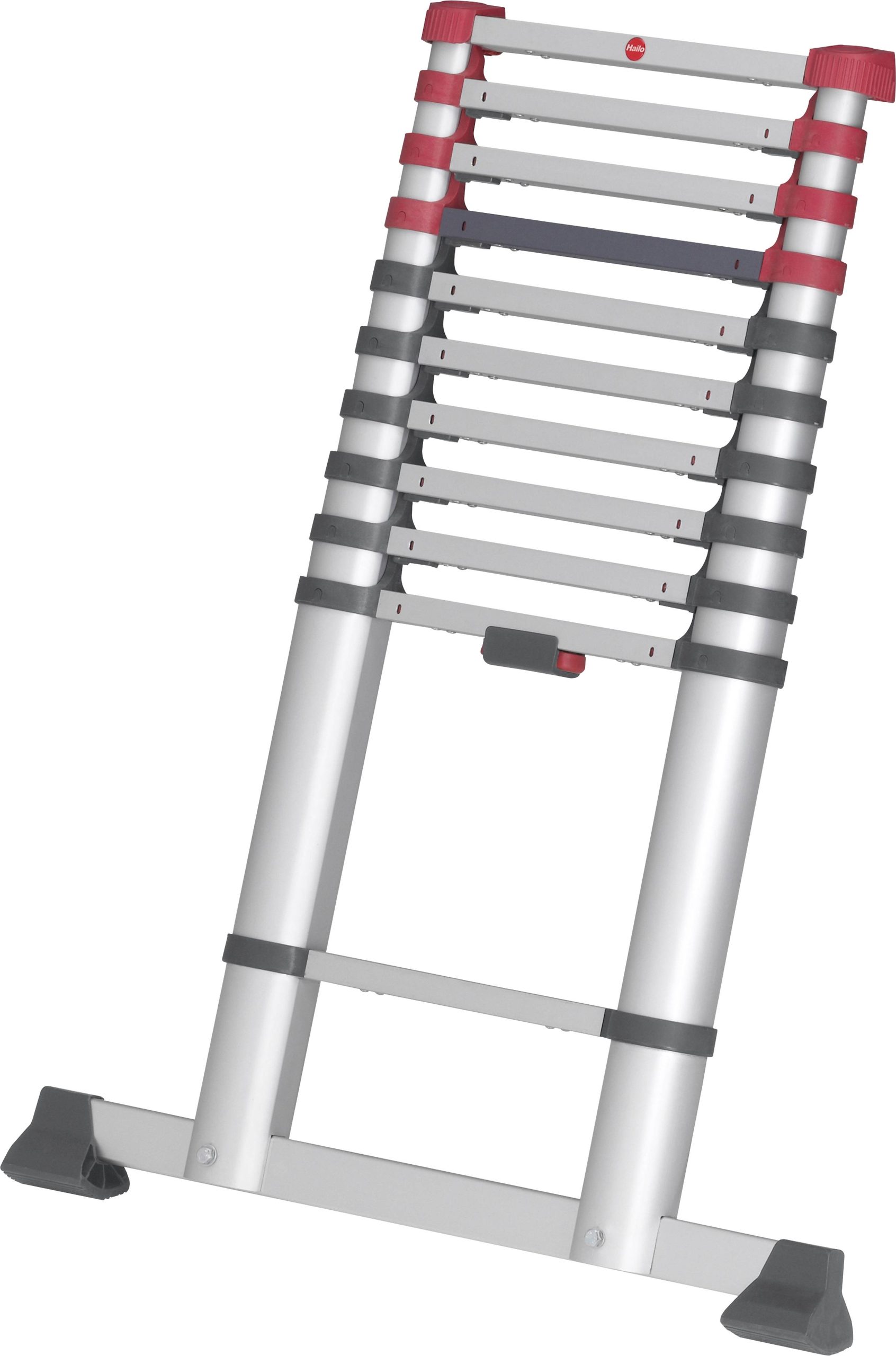 Drabina teleskopowa Hailo T80 FLEXLINE 7113-111, Maksymalna wysokość robocza: 3.95 m - obrazek 1