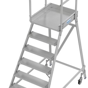 Krause 821058 aluminium Drabina platformowa przenośna, montaż z narzędziem Maksymalna wysokość robocza: 3.7 m aluminiowy Krause 821058 aluminium Drabina platformowa przenośna, montaż z narzędziem Maksymalna wysokość robocza: 3.7 m aluminiowy