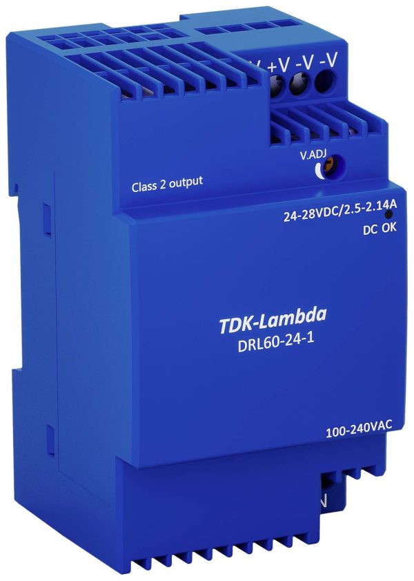 TDK-Lambda DRL60-24-1 Zasilacz na szynę DIN 24 V 2.5 A 60 W Opis 1 szt.