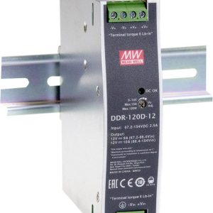 MEAN WELL DDR-120C-24 Przetwornik DC/DC na szynę DIN 24 V/DC 5 A 120 W Ilość wyjść:1 x Opis 1 szt. MEAN WELL DDR-120C-24 Przetwornik DC/DC na szynę DIN 24 V/DC 5 A 120 W Ilość wyjść:1 x Opis 1 szt.
