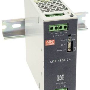 MEAN WELL XDR-480E-12 Zasilacz na szynę DIN 12 V 30 A 360 W Opis 1 szt. MEAN WELL XDR-480E-12 Zasilacz na szynę DIN 12 V 30 A 360 W Opis 1 szt.