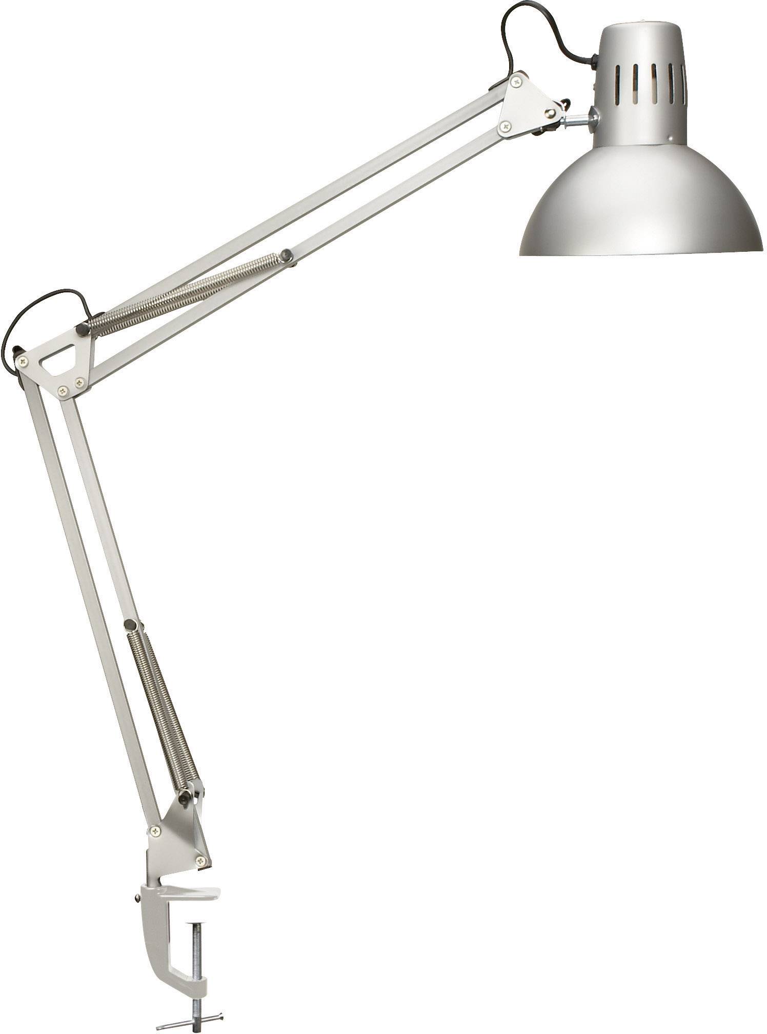 Lampa z zaciskiem Maul MAULstudy 8230595 lampa energooszczędna E-27 60 W srebrny - obrazek 1