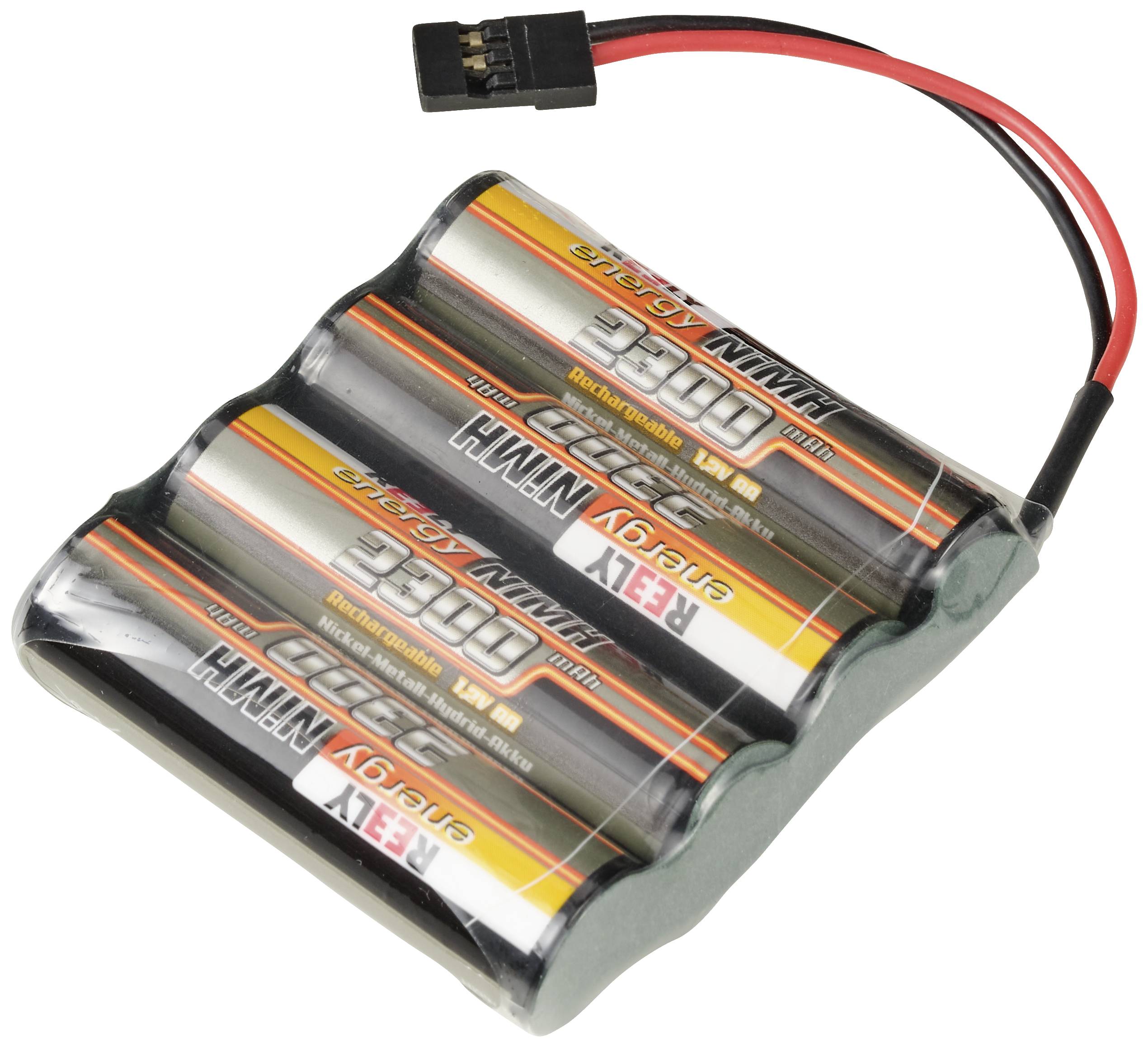Reely Pakiet akumulatorów (NiMH) 4.8 V 2300 mAh Ilość ogniw: 4 AA Side by Side Gniazdo JR - obrazek 1