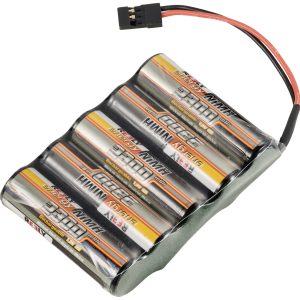 Reely Pakiet akumulatorów (NiMH) 6 V 2300 mAh Ilość ogniw: 5 AA Side by Side Gniazdo JR Reely Pakiet akumulatorów (NiMH) 6 V 2300 mAh Ilość ogniw: 5 AA Side by Side Gniazdo JR