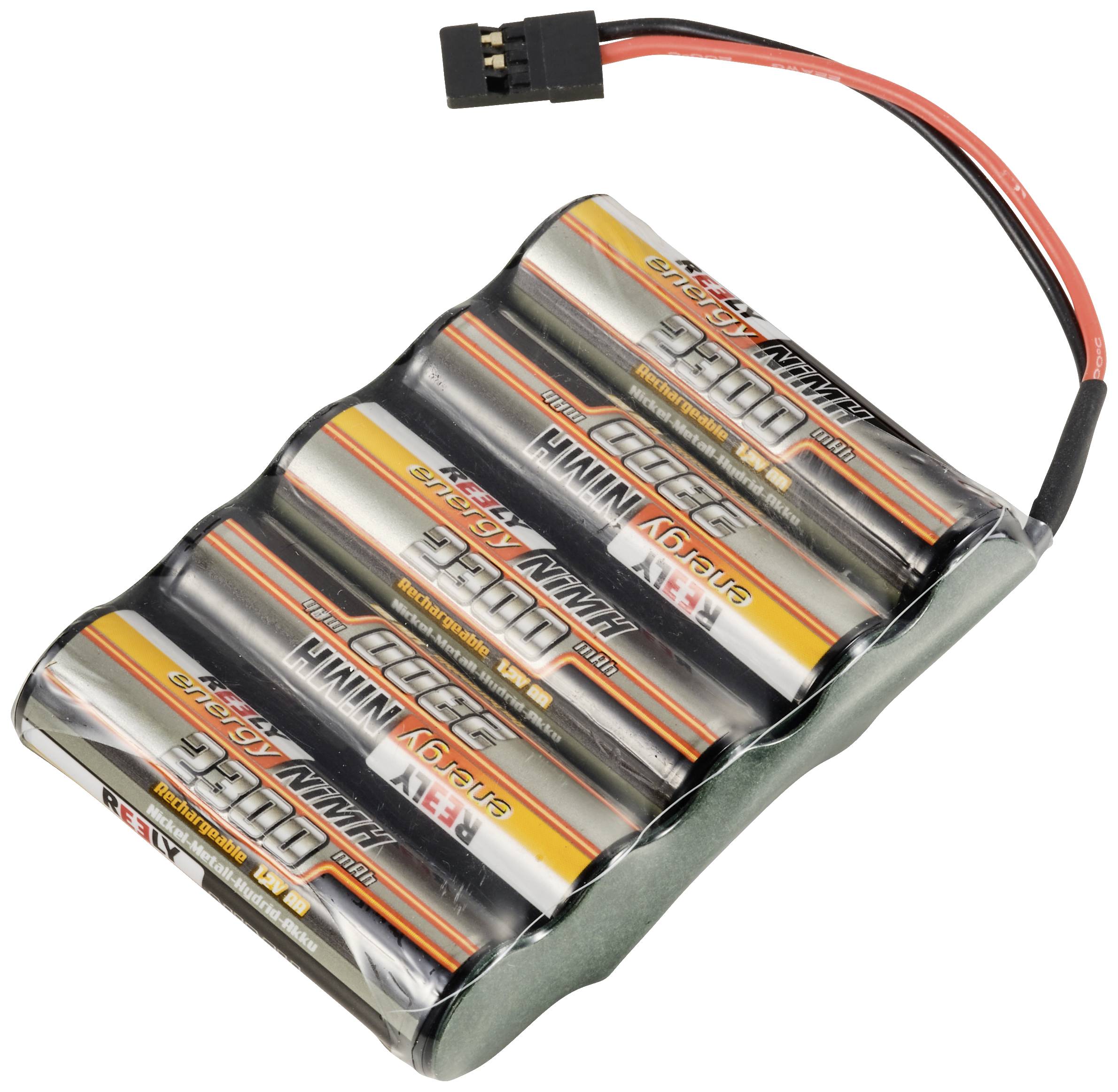 Reely Pakiet akumulatorów (NiMH) 6 V 2300 mAh Ilość ogniw: 5 AA Side by Side Gniazdo JR - obrazek 1