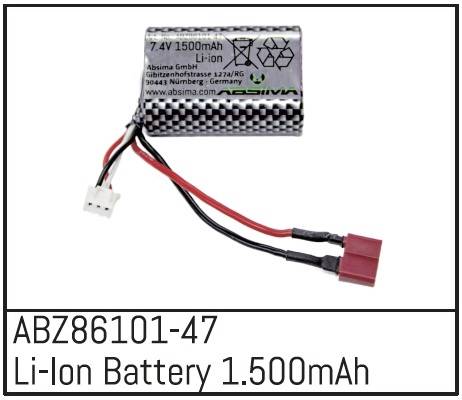 Pakiet akumulatorów (LiIon) 7.4 V 1500 mAh Absima Gniazdo T - obrazek 1