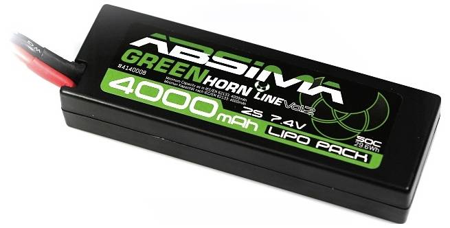 Pakiet akumulatorów (LiPo) 7.4 V 4000 mAh Absima Softcase Wtyczka T - obrazek 1