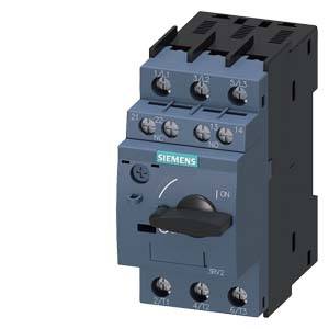 Wyłącznik zasilania Siemens 3RV2011-0HA15 Zakres ustawienia (Prąd): 0.55 – 0.8 A Maksymalne napięcie przełączania: 690 V