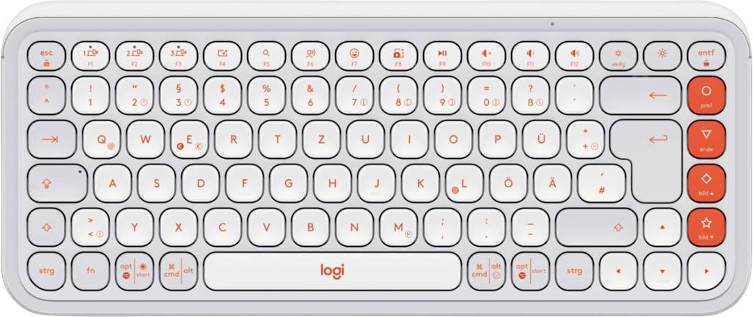 Klawiatura Logitech POP ICON KEYS Niemiecki, QWERTZ - obrazek 1