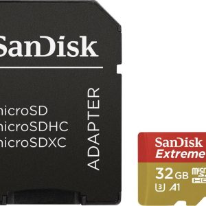SanDisk Extreme® Mobile microSDHC 32 GB Class 10, UHS-I, UHS-Class 3, v30 Video Speed Class zaw. kartę pamięci SD, stand SanDisk Extreme® Mobile microSDHC 32 GB Class 10, UHS-I, UHS-Class 3, v30 Video Speed Class zaw. kartę pamięci SD, stand